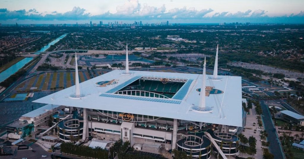 hard rock stadium fort-lauderdale miami dolphins transportation limo sprinter van luxury